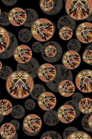 抽像印花华亿平台图片