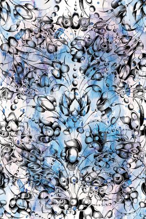 抽像印花华亿平台图片