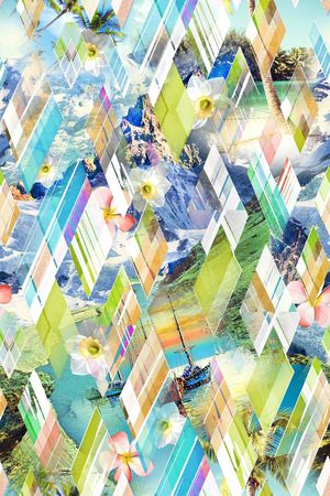 时尚印花华亿平台图片