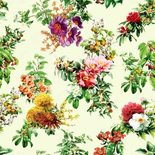 时尚流行印花华亿平台图片