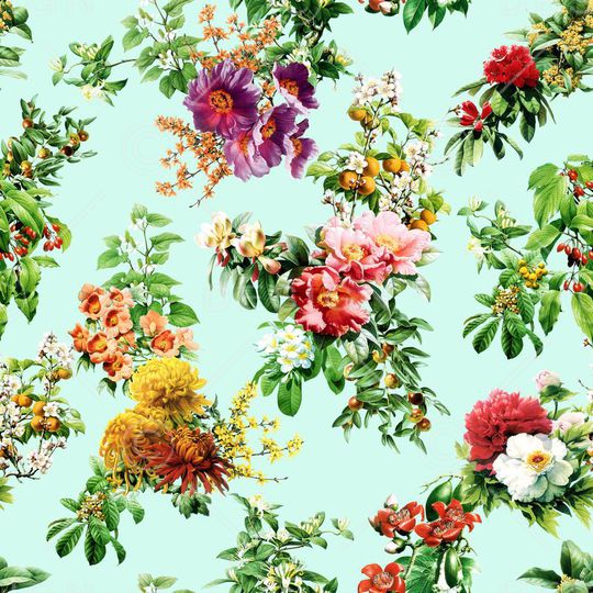 时尚流行印花华亿平台图片