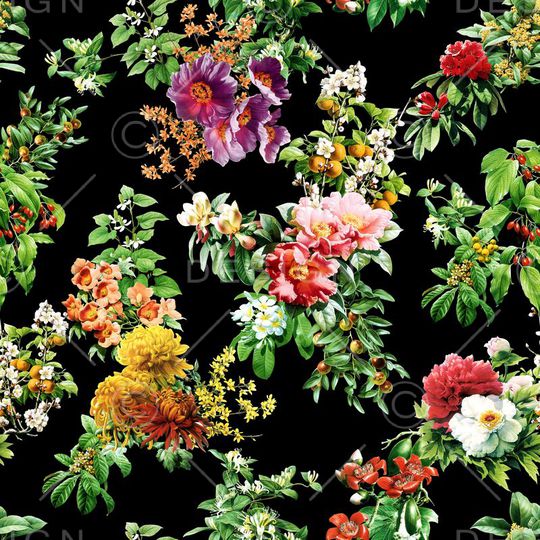 时尚流行印花华亿平台图片