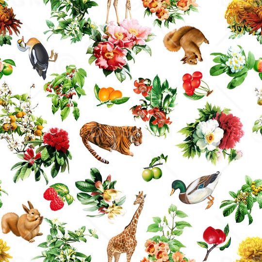 动物印花华亿平台图片