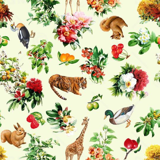 时尚流行印花华亿平台图片