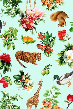 时尚流行印花华亿平台图片