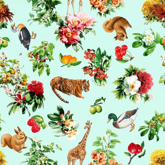 时尚流行印花华亿平台图片