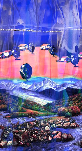 391869-定位油画风景