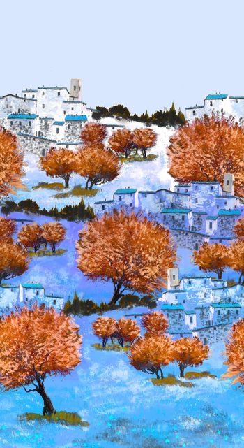 391973-定位油画风景