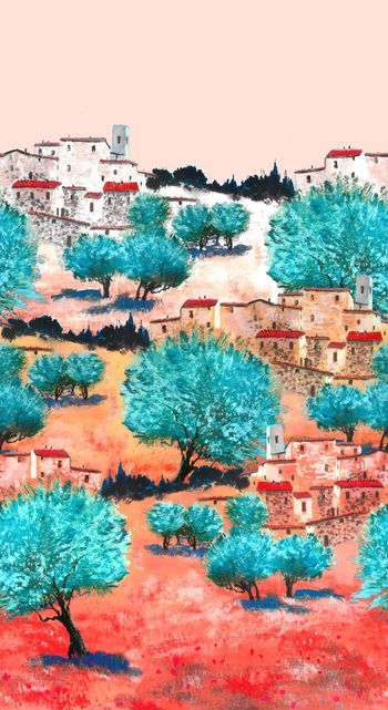 391974-定位油画风景