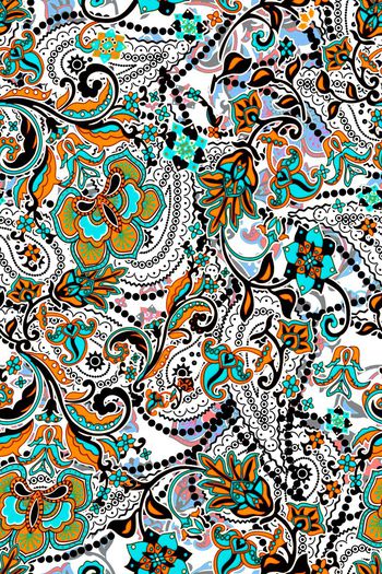 391995-民族佩斯利欧式花纹组合