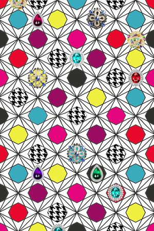 几何印花华亿平台图片