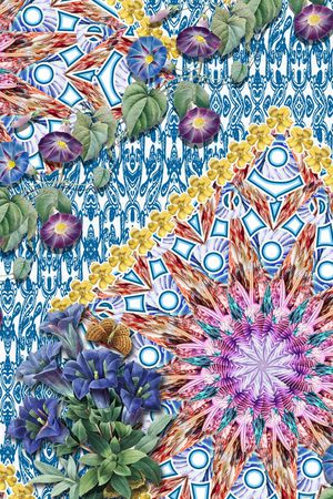 方巾式的定位印花华亿平台图片