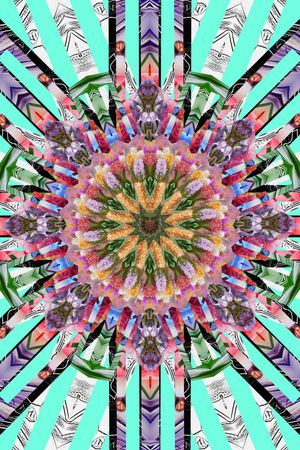 圆圈创意定位印花华亿平台图片