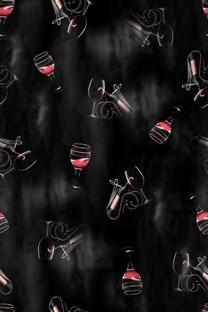 满版酒杯创意印花华亿平台图片