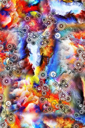 云彩印花华亿平台图片