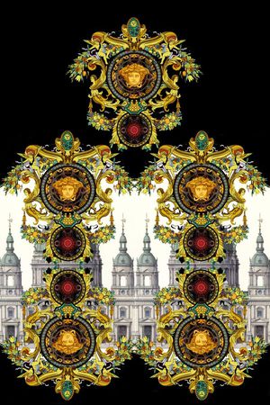 欧式印花华亿平台图片