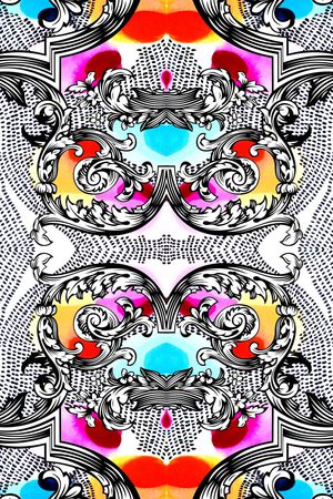 手绘印花华亿平台图片