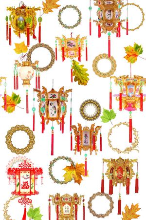 中国风印花华亿平台图片