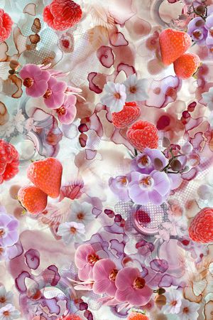 草莓印花华亿平台图片