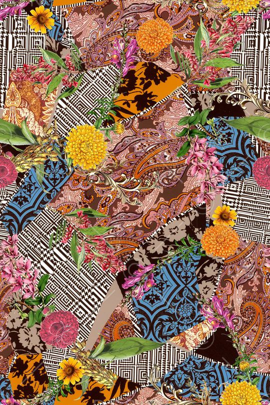 欧式印花华亿平台图片