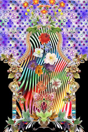 时尚印花华亿平台图片