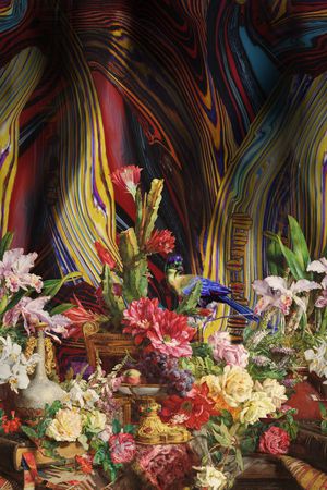 欧式印花华亿平台图片