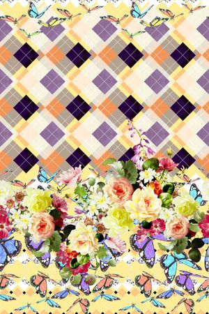 少女风印花华亿平台图片