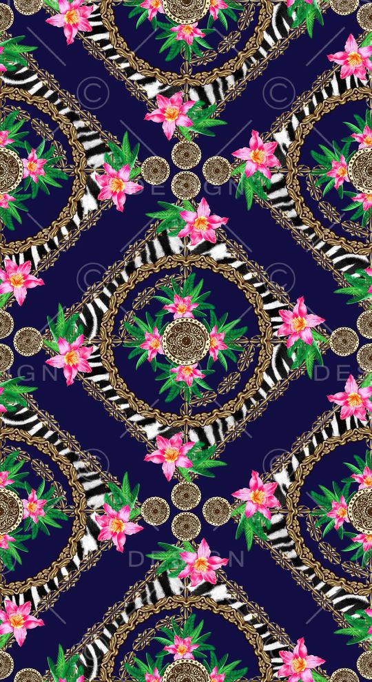 方巾拼接印花华亿平台图片