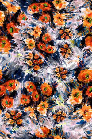 手绘印花华亿平台图片