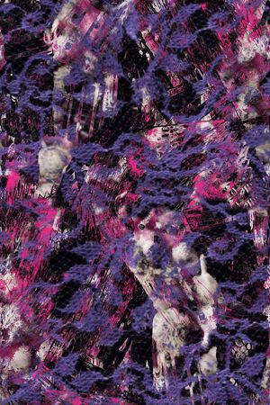 颓废印花华亿平台图片