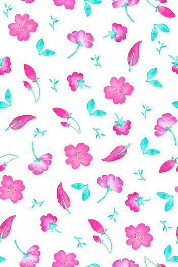 392635-年轻流行时尚之手绘清新花卉纹