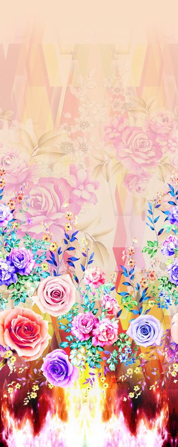 392662-多彩手绘色彩几何定位