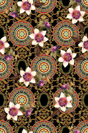 大气复古印花华亿平台图片