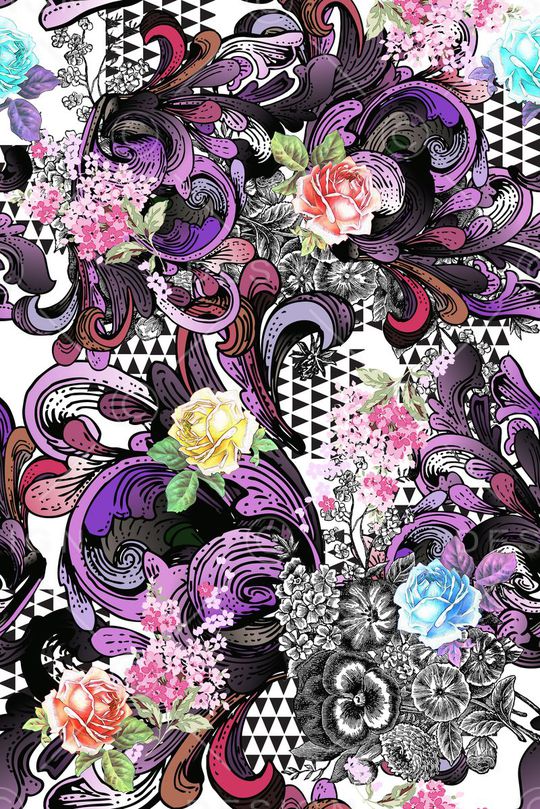 玫瑰印花华亿平台图片