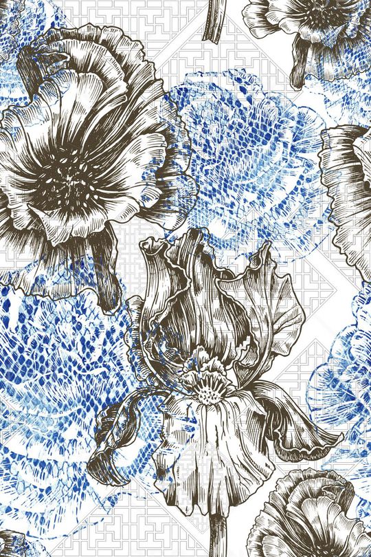 手绘印花华亿平台图片