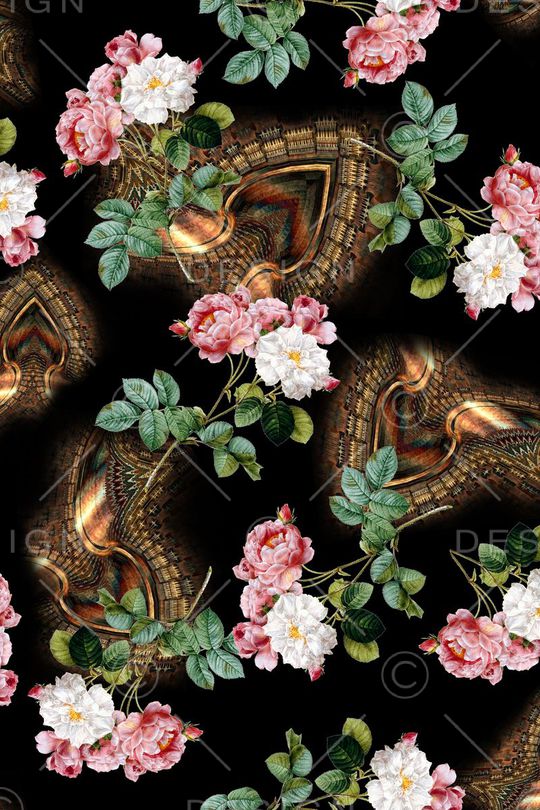 抽象肌理印花华亿平台图片