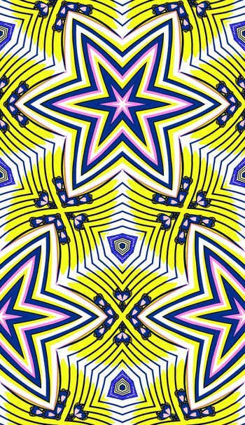 392733-海洋主题抽象海星几何条纹组合