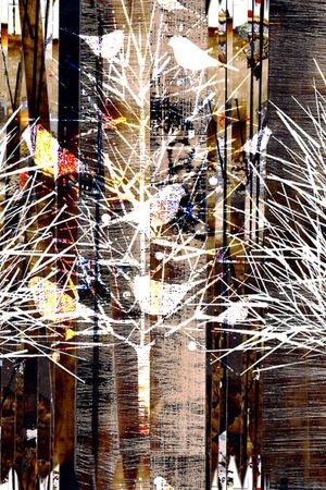 抽象艺术印花华亿平台图片