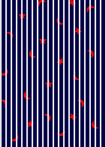 392745-竖条  星星 月亮