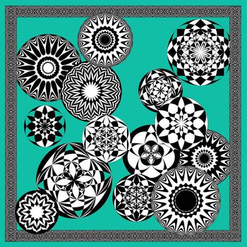 392760-简约欧美大牌风格抽象波普圆形几何组