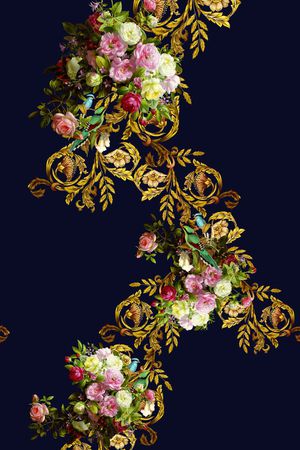 礼服印花华亿平台图片