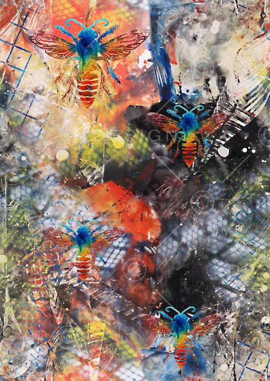 涂鸦蟒纹印花华亿平台图片