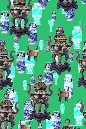 古典印花华亿平台图片