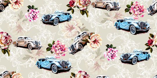 复古风印花华亿平台图片