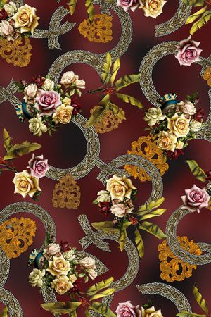 花瓶印花华亿平台图片