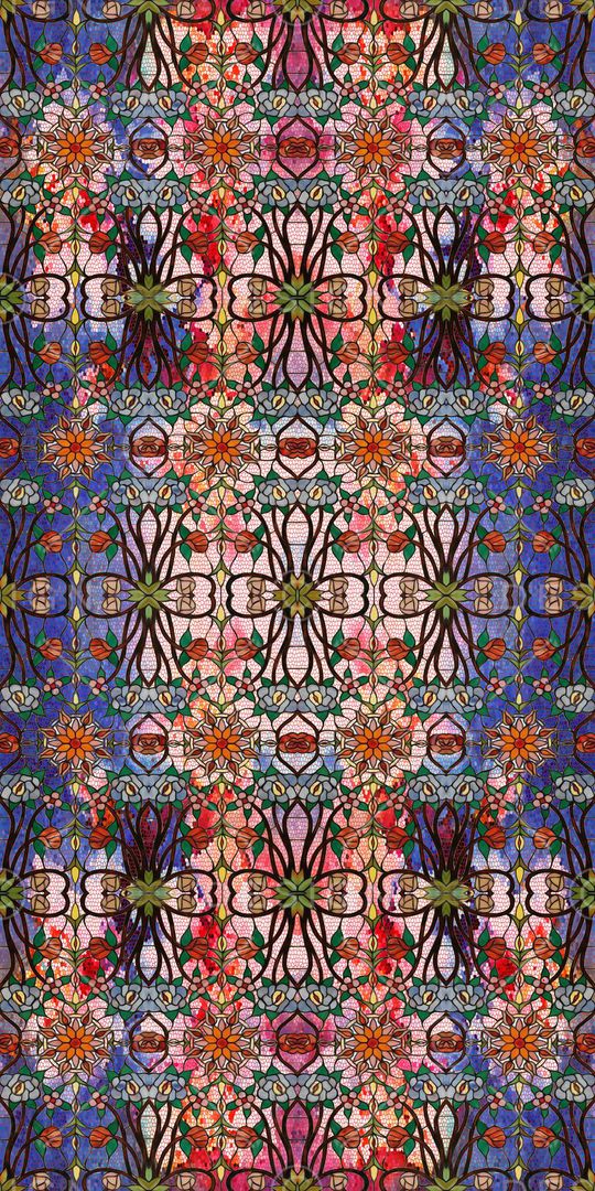 彩绘玻璃印花华亿平台图片