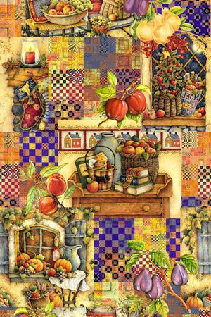 复古印花华亿平台图片