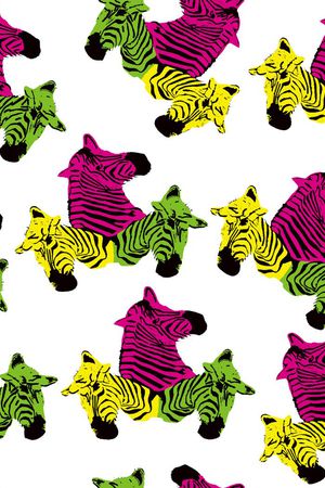 动物纹印花华亿平台图片