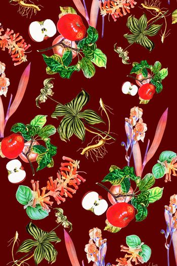 393092-琳琅散落百草花果花卉