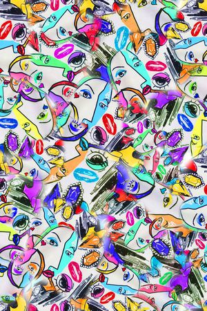 插画印花华亿平台图片